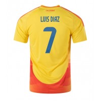 Dres Kolumbija Luis Diaz #7 Domaci Copa America 2024 Kratak Rukav